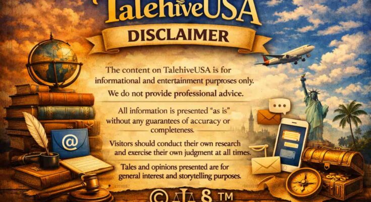 Disclaimer Talehive USA