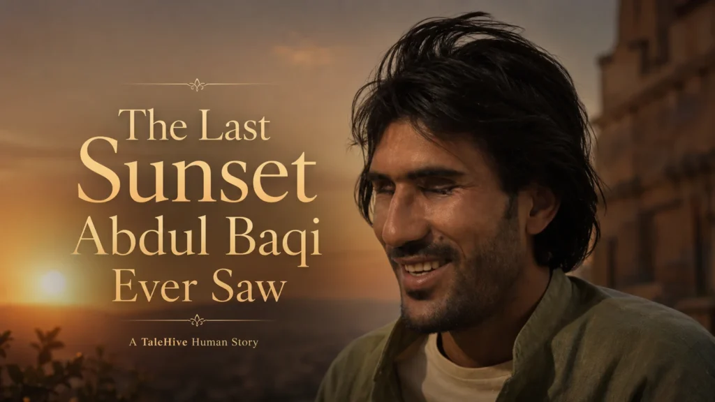 The Last Sunset Abdul Baqi Ever Saw