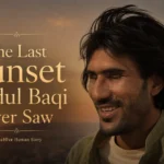 The Last Sunset Abdul Baqi Ever Saw