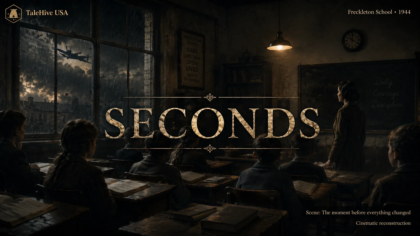 Cinematic reconstruction representing the seconds before the Freckleton disaster; non-graphic