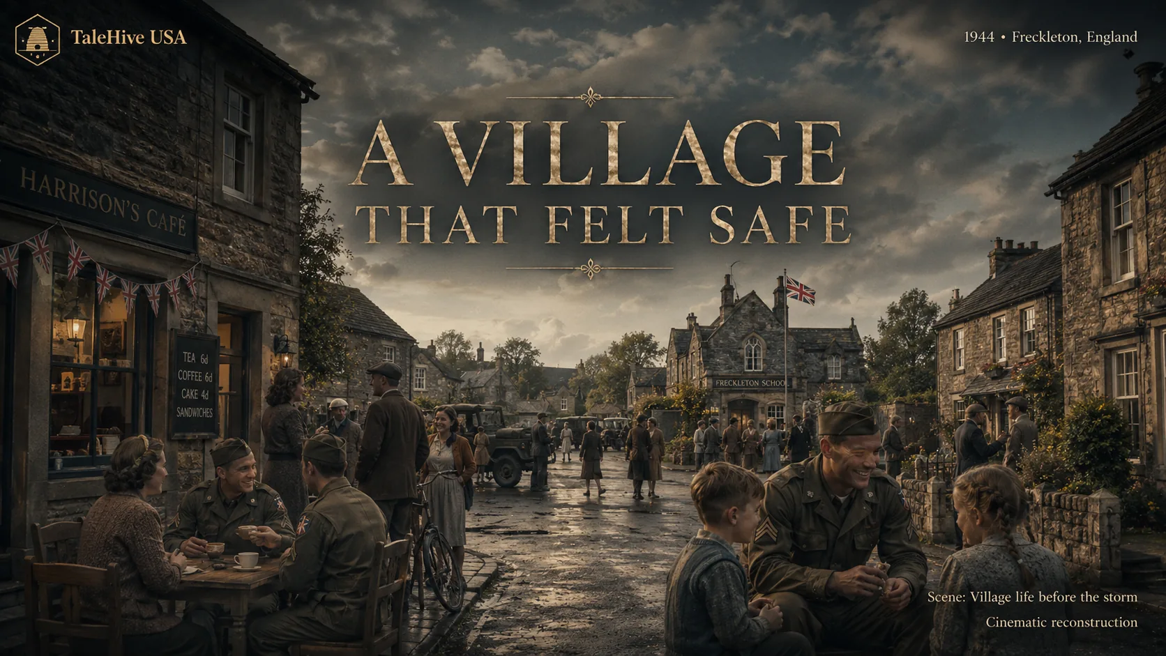 Cinematic reconstruction for the section A Village That Felt Safe